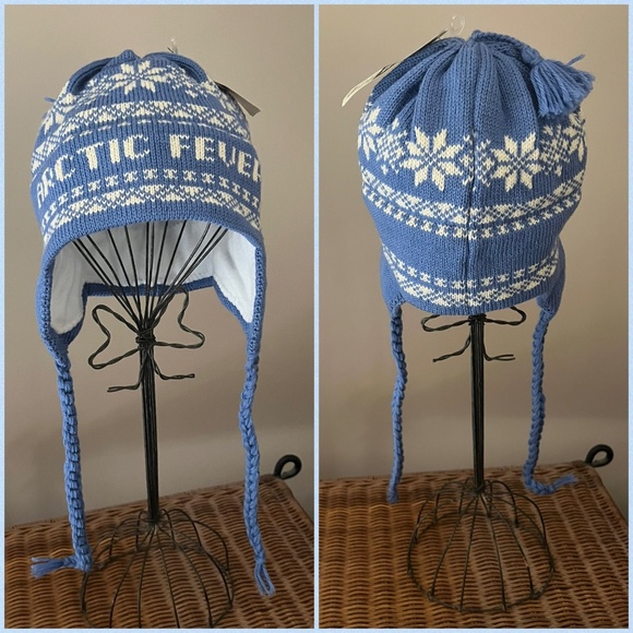 Flap Hats, Peruvian Wool Knit Polar Fleece Lined - Picture 3 of 11